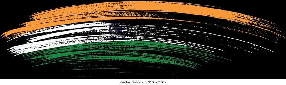 617 India Flag Paint Stroke Stock Vectors, Images & Vector Art |  Shutterstock