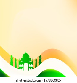 India flag color background illustration vector