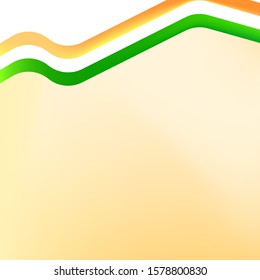 India flag color background illustration vector