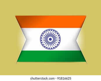 India flag design with Event Original, vector illustration