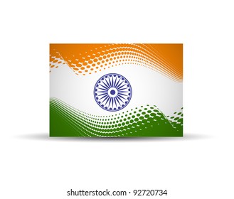 india flag design with Event Original, vector illustration