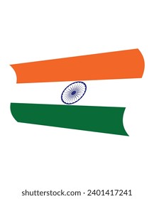 icono de la bandera india, mejor icono plano del vector.
