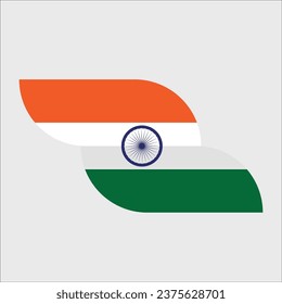 India flag icon vector illustration