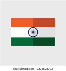 India flag icon vector illustration