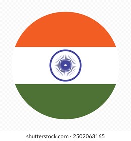 India flag icon vector. The flag of National India. vector illustration.