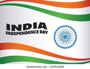 India flag : Independence day vector