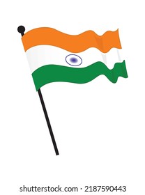 India Flag National Flag India Waving Stock Vector Royalty Free Shutterstock