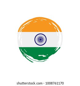 India flag, vector illustration