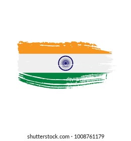 India flag, vector illustration