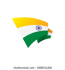 India flag, vector illustration