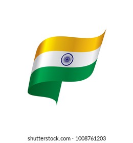 India flag, vector illustration