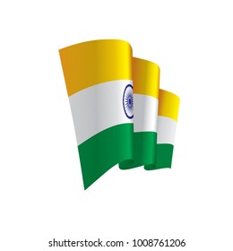 India flag, vector illustration