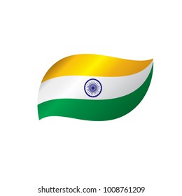 India flag, vector illustration