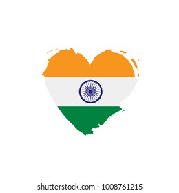 India flag, vector illustration
