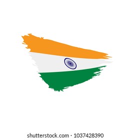 India flag, vector illustration