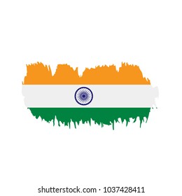 India flag, vector illustration