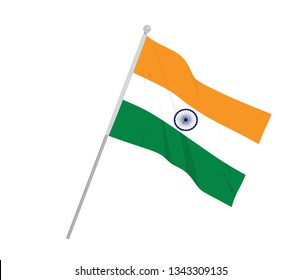 India flag. vector illustration