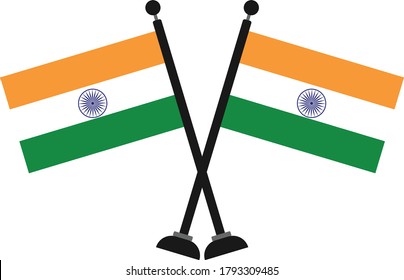 india flag vector illustration art