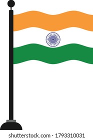 india flag vector illustration art