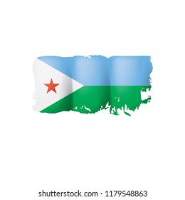 India flag, vector illustration on a white background