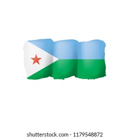 India flag, vector illustration on a white background