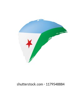 India flag, vector illustration on a white background