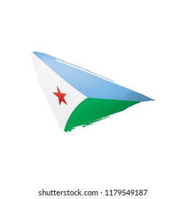 India flag, vector illustration on a white background