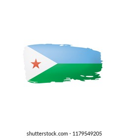 India flag, vector illustration on a white background
