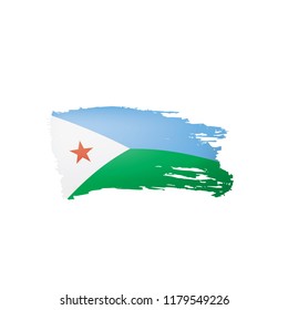 India flag, vector illustration on a white background