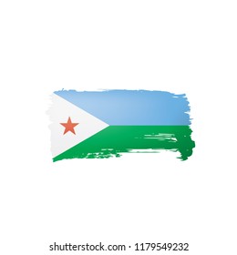 India flag, vector illustration on a white background