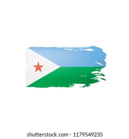 India flag, vector illustration on a white background