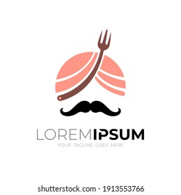 India food icon, People face logo with simple, 