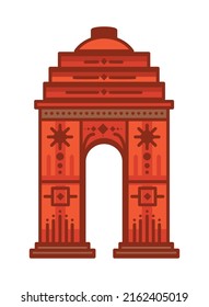 india gate famous icon isolated