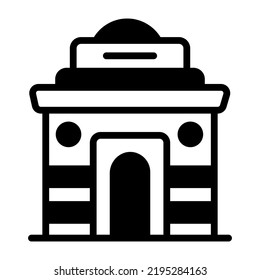 india gate vector icon. Hindu festival, Hindu celebration icon,