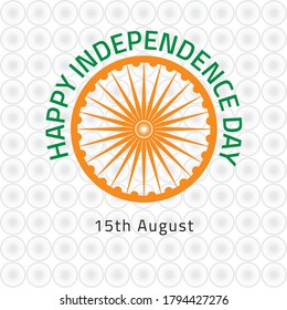 India Happy Independence Day. 73rd India Independence Day, 15th August. 73 years of Freedom of India