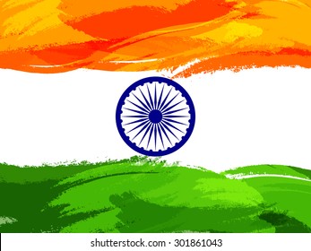 India Happy Independence Day abstract Background  Design