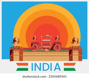 INDIA Happy Independence day  Flyer design of India, vector illustration 15th August, freedom day 