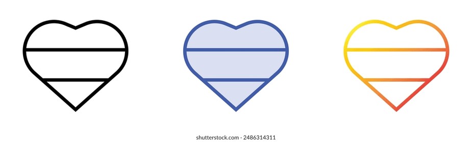 india icon. Linear, Blue Fill and Gradient Style Design Isolated On White Background