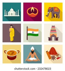 India icon set