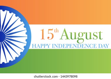 india independence day 15th of august vector illustration