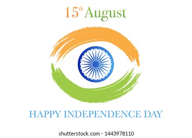 india independence day 15th of august vector illustration