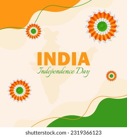 India independence day. 15th august india independence day. Happy independence day india vector illustration