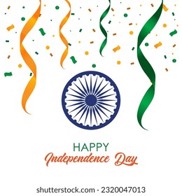 India independence day. 15th august india independence day. Happy independence day india vector illustration