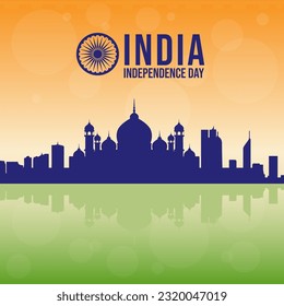 India independence day. 15th august india independence day. Happy independence day india vector illustration