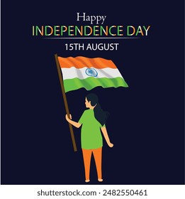 India Independence Day 15th august greetings post for social media
