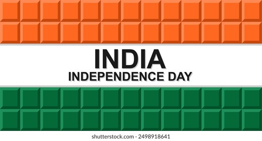 India Independence Day. 15th August. Holiday concept. Vector illustration