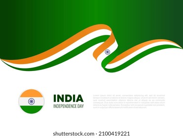 India Independence day background banner poster for national celebration on August 15 th.