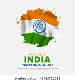 India independence day background or banner design template