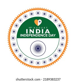 India Independence Day Celebrating 15 August Stock Vector (Royalty Free ...