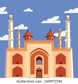 india independence day flat design